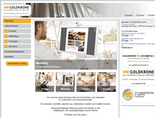 Tablet Screenshot of goldkrone.org